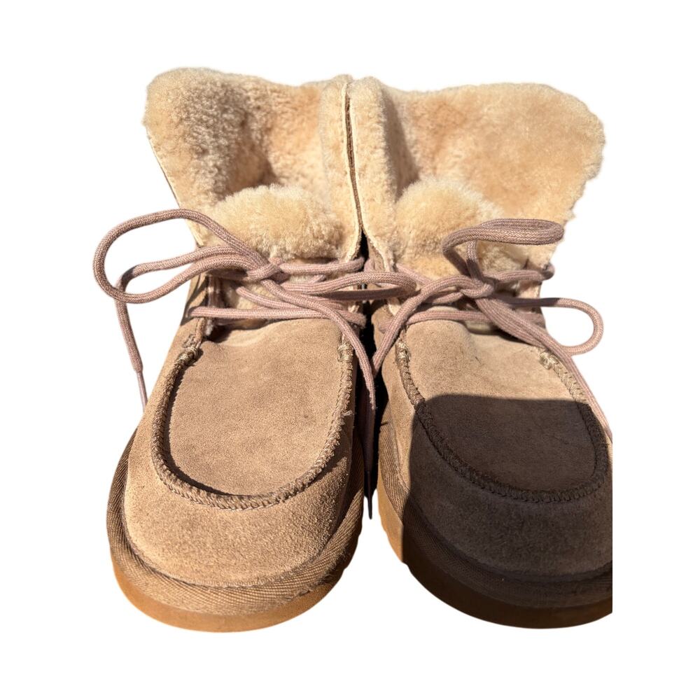 UGG Brown Shearling Ankle Booties - image 7